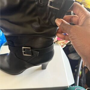 Black Women's Heeled Boots BUY 1 get 1 FREE